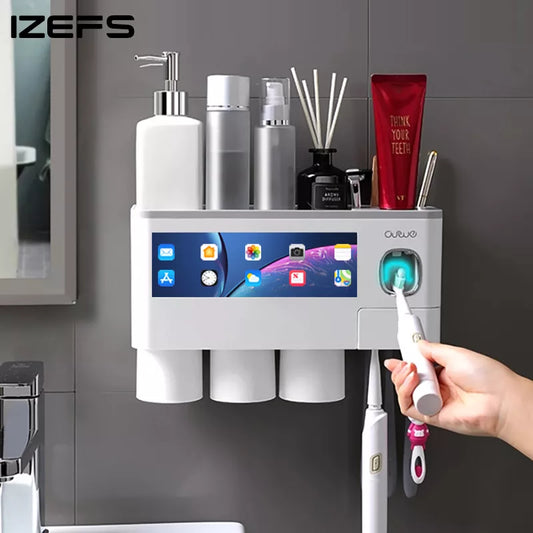 Wall-mounted Toothbrush Holder